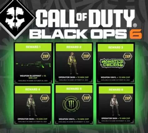 Call Of Duty Black Ops 6 Monster Energy Dlc Codes Operator Bo6 Cod Ps5