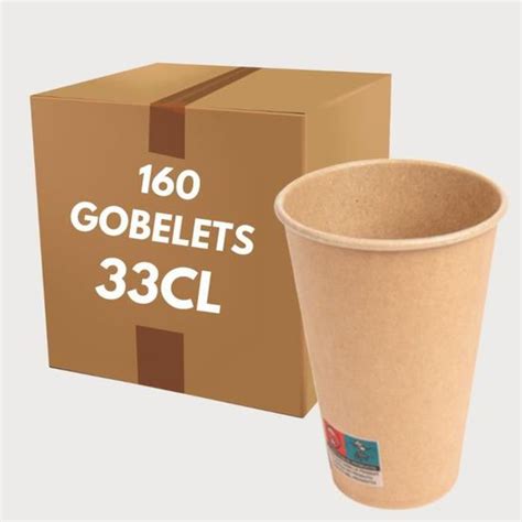 Gobelets Carton Kraft Cl Oz Cdiscount Maison