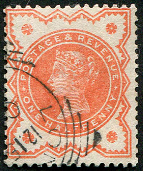 ½d SG 197 VARIETY VERY PALE VERMILION VFU