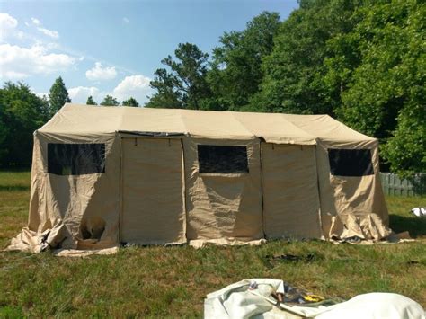 Base X 305 Military Tent With Liner 18 X 25 Tan For Sale In Monroe