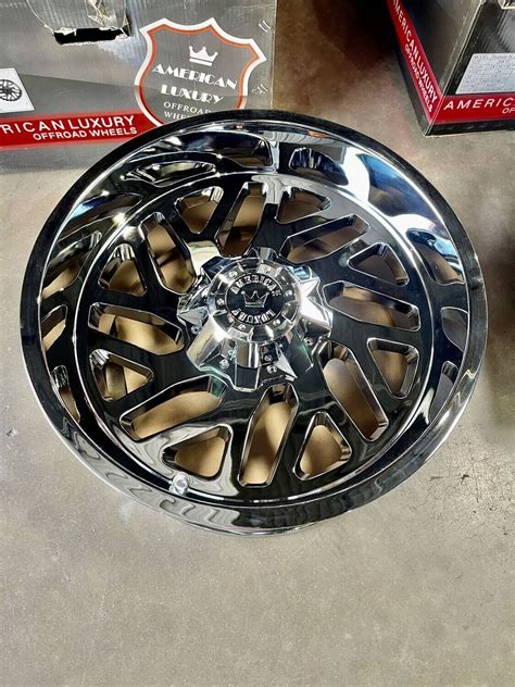 4 American Luxury Rockstar Al959 20x10 8x16518x170 24mm Chrome Wheels