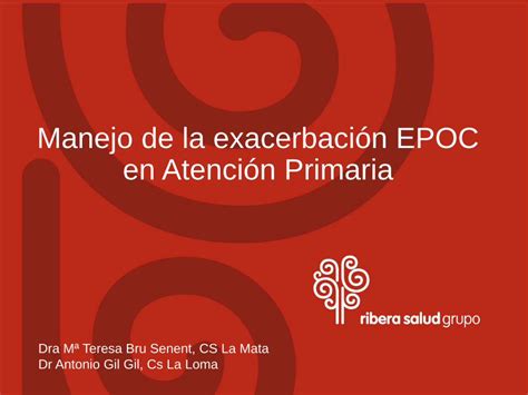 PDF Manejo de la exacerbación EPOC en Atención