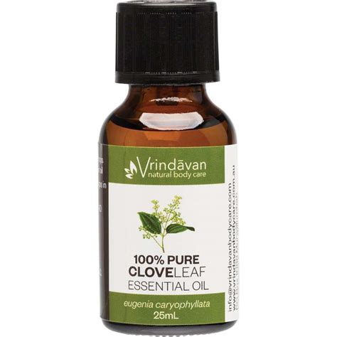 Vrindavan Essential Oil 100 Clove Leaf 25ml Woolworths