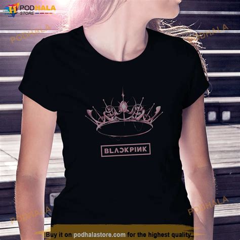 BLACKPINK The Album Crown Black Shirt - Bring Your Ideas, Thoughts And Imaginations Into Reality ...