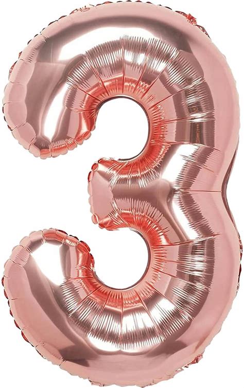 Galaxy Balon Foliowy Cyfra 3 Różowy Urodziny 80Cm 12725170460 Ceny i