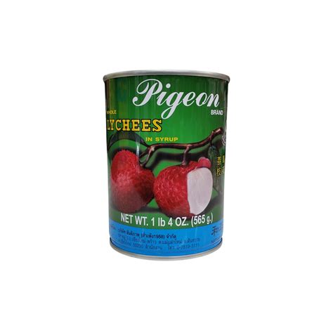 Pigeon Brand Canned Lychees In Syrup 565g Dskfoodies