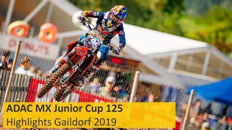 ADAC MX Junior Cup 125 Gaildorf 2019 Highlights YouTube