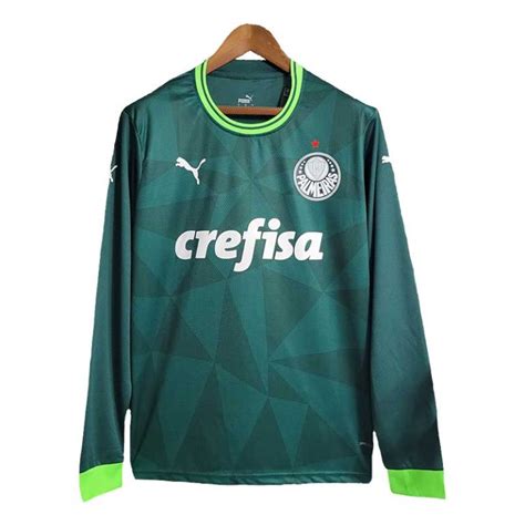 Palmeiras Home Long Sleeve Soccer Jersey Team Soccer Jerseys