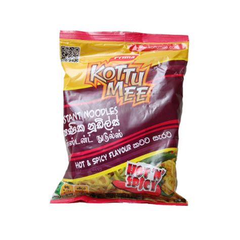 Prima Kottu Mee Hot Spicy Instant Noodles 80g Quickee