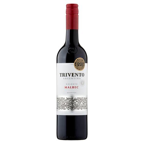 Trivento Reserve Malbec Red Wine Argentina Ml Buy Now At Carry Out