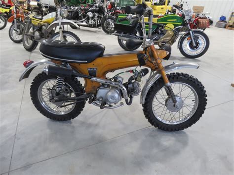 Lot 16u 1970 Honda Trail 70 Motorcycle Vanderbrink Auctions