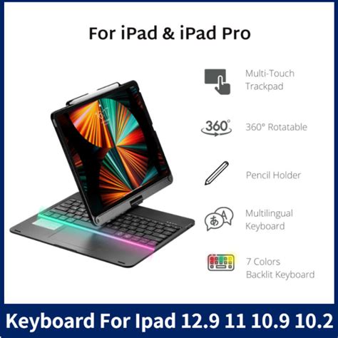 Rotatable Keyboard Case For Ipad Pro Ipad Air