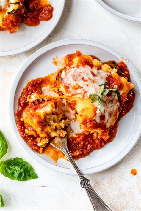 Delicious Lasagna Roll Ups With Cottage Cheese High Protein Eating