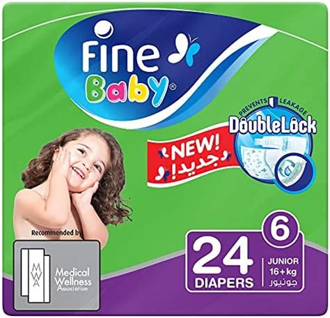 Fine Baby Diapers Size 6 Junior 16 Kg 24pcs Price In Uae Amazon Uae