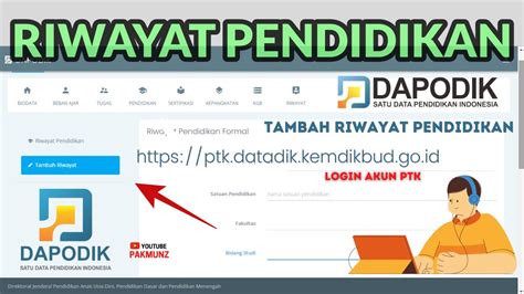 Cara Menambah Riwayat Pendidikan Untuk Aplikasi Dapodik Tips Sukses