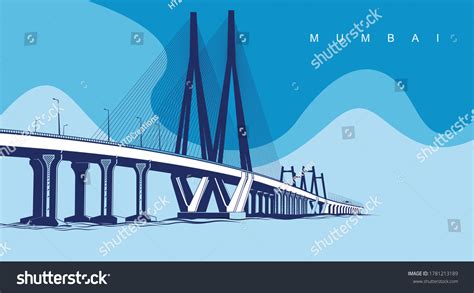 1281 Mumbai Sea Link Bridge Images Stock Photos 3d Objects