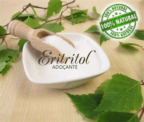 Eritritol Cristal Fino 1kg Adoçante Importado Nf Brinde MercadoLivre