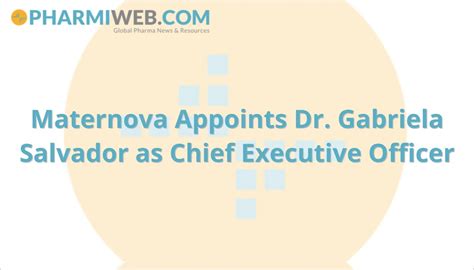 Pharma Life Science News On Twitter Maternova Appoints Dr Gabriela