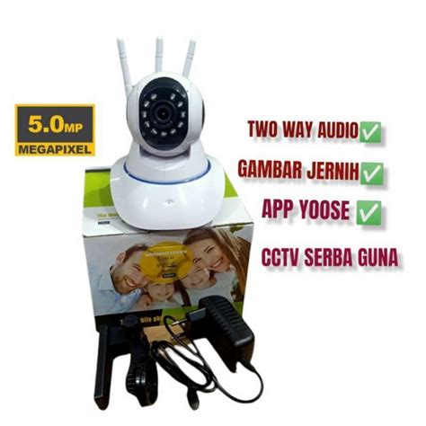 Jual Promo Of The Year KAMERA CCTV IP CAM YOOSEE 3 ANTENA MODEL SPC