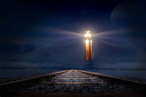 Download Lighthouse Hd Full Screen Wallpaper - Dark Night Images Hd On ...