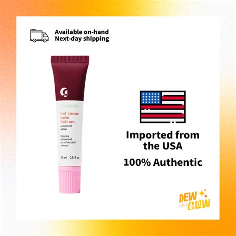 Glossier Limited Edition Balm Dotcom Hot Cocoa Ml Original Formula