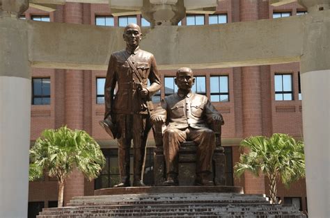 The original Sun Yat-sen and Chiang Kai-shek statues on the NSYSU... | Download Scientific Diagram