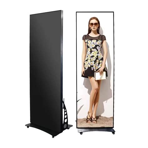 Die Casting Aluminum Poster Board Hd Led Screen Ultra Slim Smart Digital Indoor P2 Standing