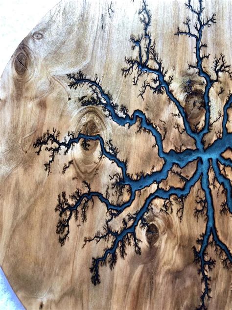 The Beholder Fractal Burn Fractal Art High Voltage Wood Etsy In