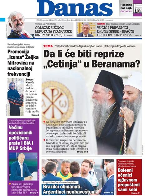 Dnevne Novine Najnovije Vesti Dnevni List Danas Dana List