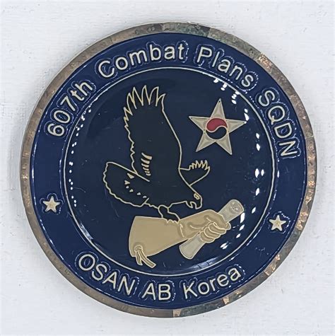 607th Combat Plans Sq Osan Ab Korea Air Force Challenge Coin Rolyat