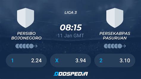 Persibo Bojonegoro Vs Persekabpas Pasuruan Predictions Odds Live