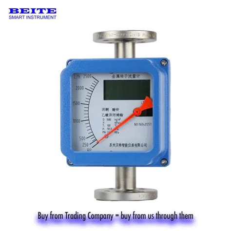 Vertically Mounted Metal Tube Rotameter Liquid Gas Flow Meter