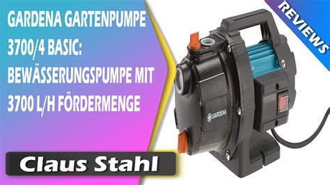 Gardena Gartenpumpe Basic Bew Sserungspumpe Mit L H