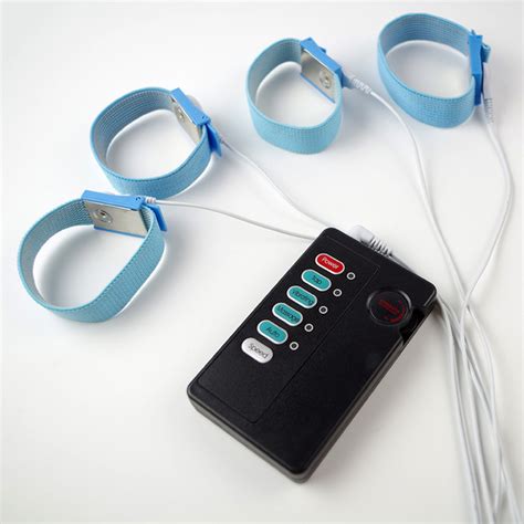 Male Penis Extender Enlargement Electro Shock Sex Set Conductive Bands Electrical Stimulation