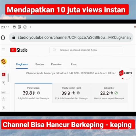 Mendapatkan Juta View Instan Tanpa Proses Channel Video Short