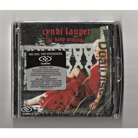 Cd Dvd Cyndi Lauper The Body Acoustic Dual Disc Lacrado Shopee Brasil