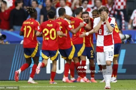 Rekap Hasil Euro Tadi Malam Spanyol Menang Tipis Italia Ditahan