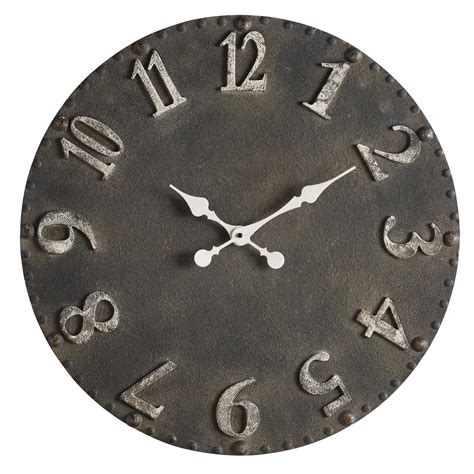 Rustic Style Metal Wall Clocks – RealRooms