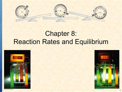 Chapter 8 Reaction Rates And Equilibrium 1