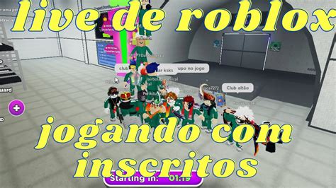 LIVE DE ROBLOXJOGANDO MAPAS ALEATÓRIOS INSCRITOSVENHA JOGAR