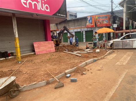 Imperatriz Obra De Padroniza O De Cal Adas Segue Em Ritmo Acelerado