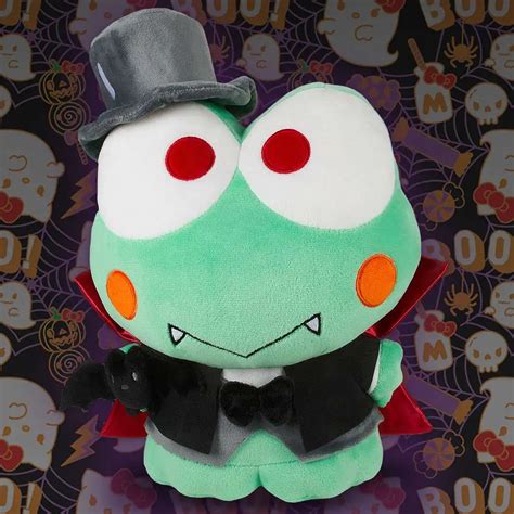 Sanrio Hello Kitty Friends Sanrio Halloween Keroppi Dracula 13 Plush Kidrobot NECA - ToyWiz