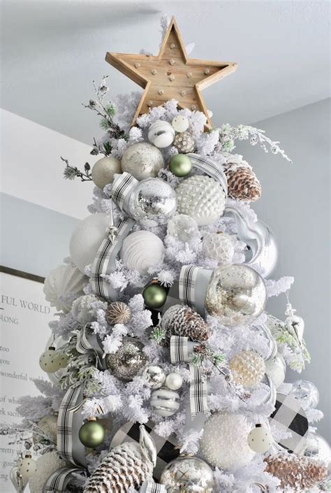 45 All White Christmas Tree Ideas To Try In 2022