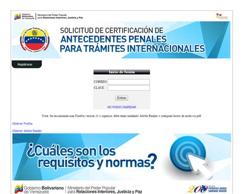 Como Solicitar Los Antecedentes Penales En Venezuela Ingresar