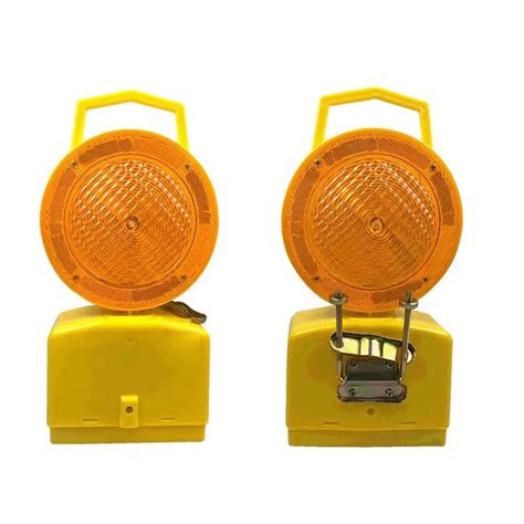 Led Light Road Block Traffic Cone Blinker Yellow Flash Traffic Warning