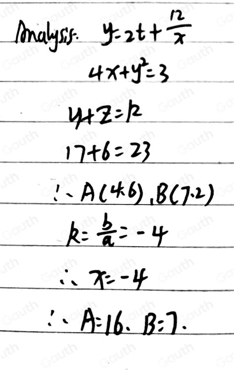 Solved 21 The Equation Of A Curve Is Y 2x 12 X And The Equation Of A Line Is Y X K Where