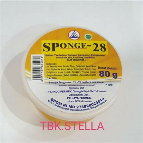 Jual Sponge Sp Emulsifier Cake Improver Shopee Indonesia