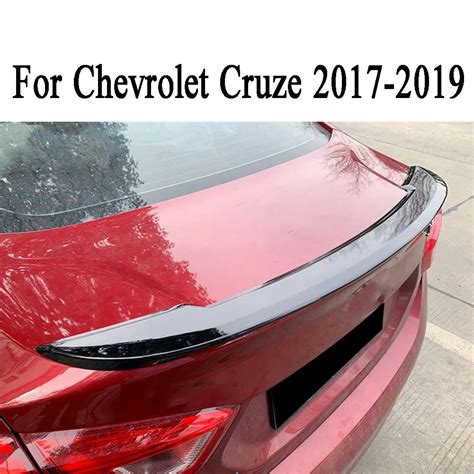 Car For Chevrolet Cruze 2017 2018 2019 Abs Rear Trunk Paint Spoiler