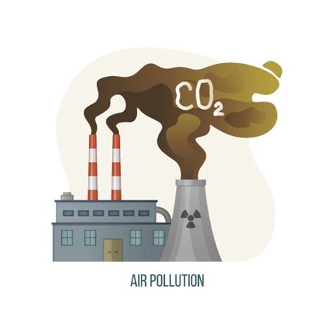 Stop Air Pollution Royalty Free Vector Image Vectorstock