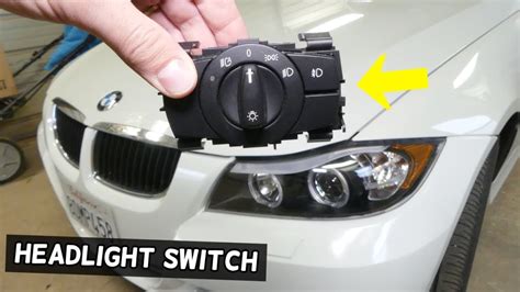 HOW TO REMOVE AND REPLACE HEADLIGHT SWITCH ON BMW E90 E92 E91 E93 YouTube